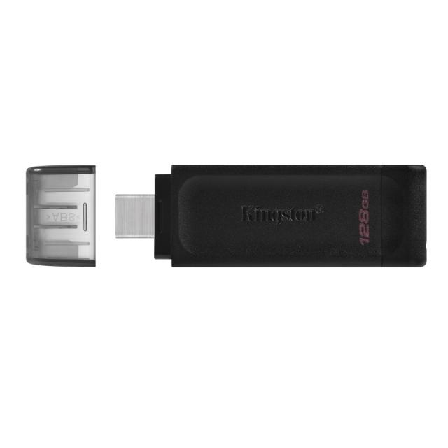 Kingston Technology - DataTraveler 128GB USB-C 3.2 Gen 1 70
