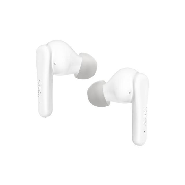 Belkin - SoundForm Rhythm Auriculares Inalámbrico y alámbrico Dentro de oído Llamadas/Música USB Tipo C Bluetooth Blanco