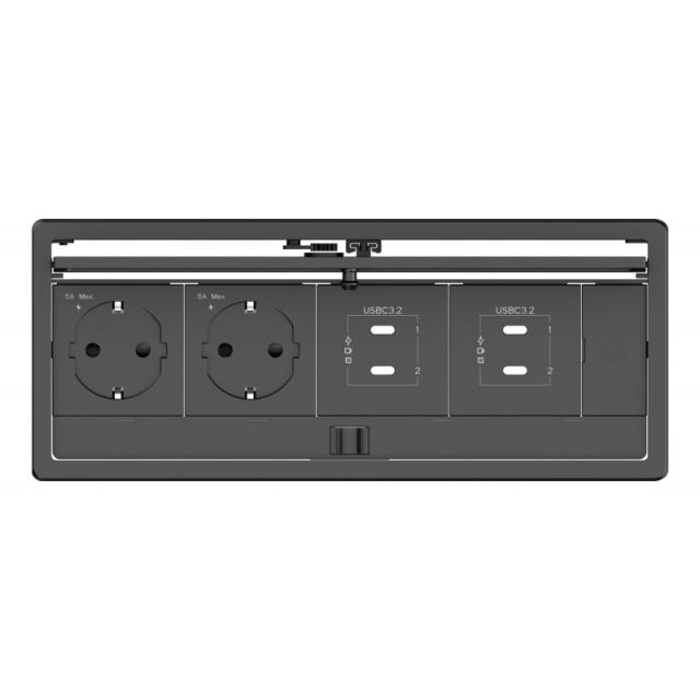 Kramer Electronics - T-IN4-REC2(B) Negro