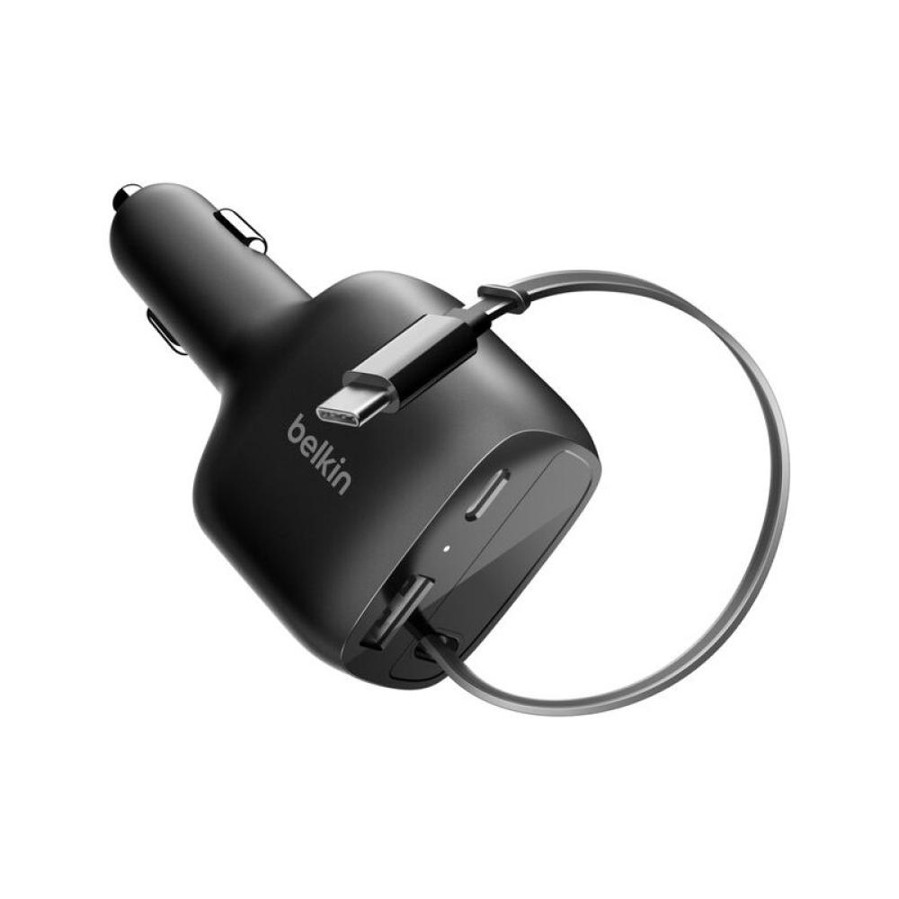 Belkin - BoostCharge Universal Negro Encendedor de cigarrillos Carga rápida Interior