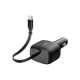 Belkin - BoostCharge Universal Negro Encendedor de cigarrillos Carga rápida Interior