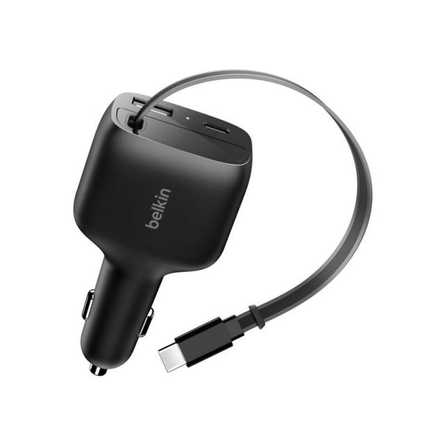 Belkin - BoostCharge Universal Negro Encendedor de cigarrillos Carga rápida Interior
