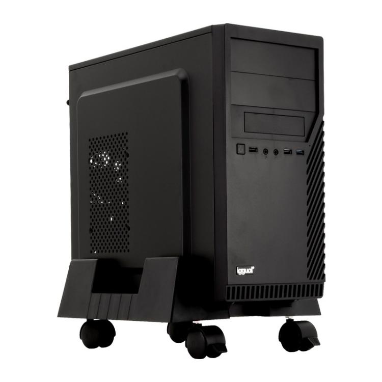 iggual - SOP1 Soporte CPU ajustable con ruedas