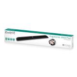 Ewent - EW3180 descansa muñecas Poliéster, Caucho Negro