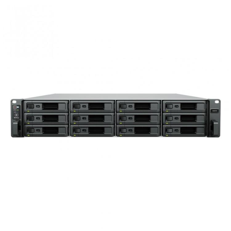 Synology - SA SA3410 servidor de almacenamiento NAS Bastidor (2U) Intel® Xeon® D-1541 16 GB DDR4 DiskStation Manager Negro, Gris