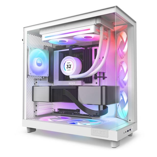 NZXT - RF-U24HF-W1 sistema de refrigeración para ordenador Carcasa del ordenador Ventilador Blanco