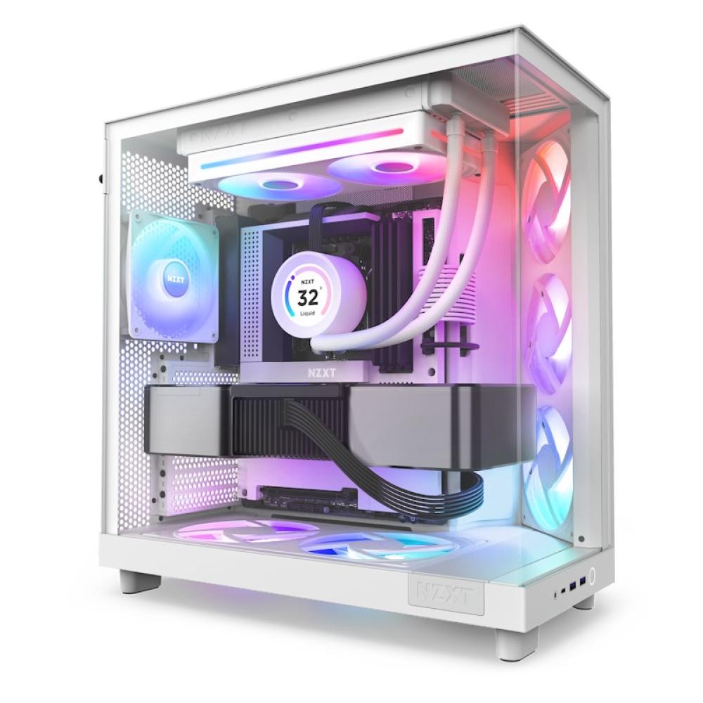 NZXT - RF-U24HF-W1 sistema de refrigeración para ordenador Carcasa del ordenador Ventilador Blanco