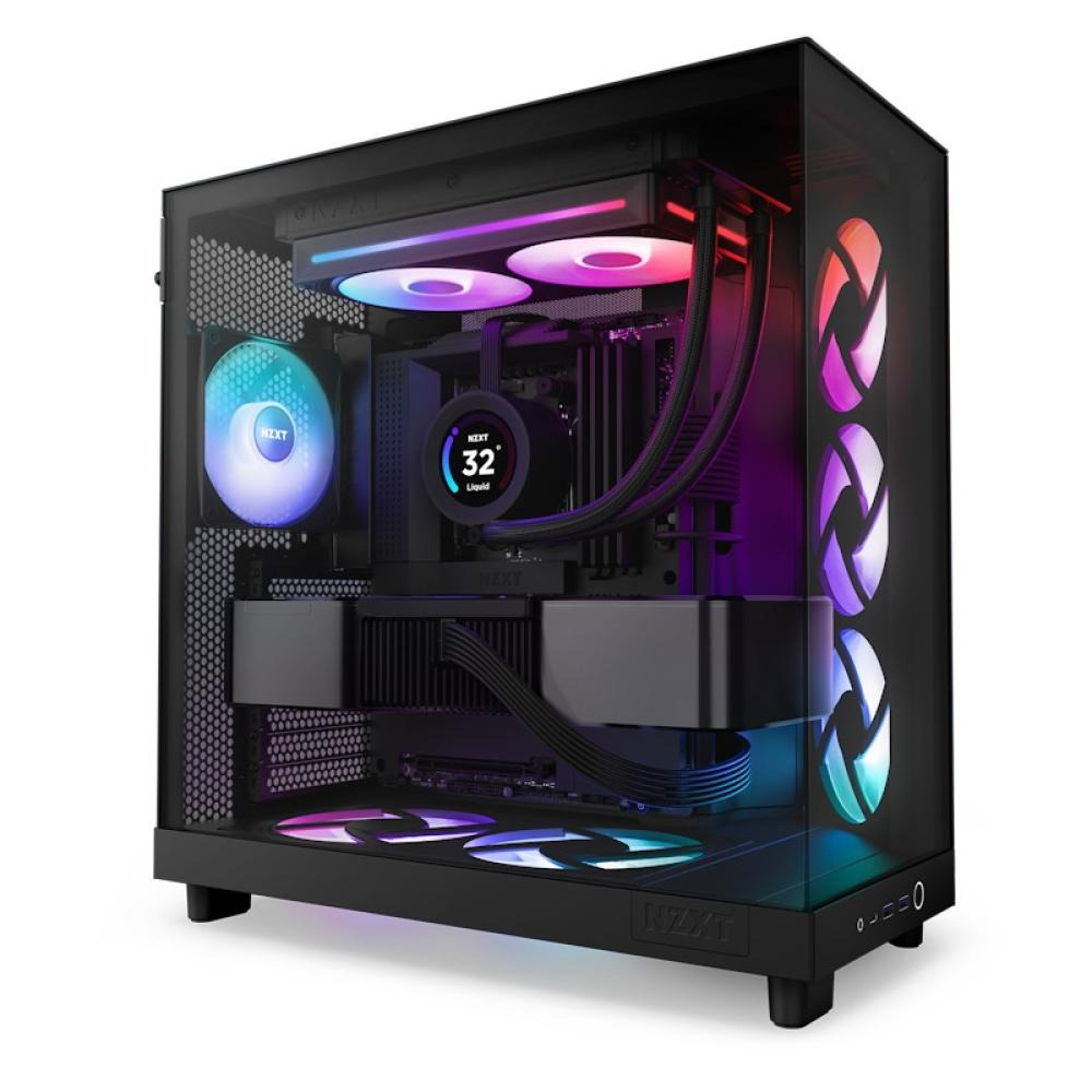 NZXT - RF-U24HF-B1 sistema de refrigeración para ordenador Carcasa del ordenador Ventilador Negro