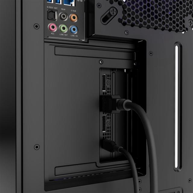 NZXT - AB-RH175-B1 parte carcasa de ordenador Universal Soporte para tarjeta gráfica