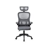 Mars Gaming - MGC-ERGOPRO Asiento acolchado Respaldo de rejilla - MGCERGOPROBGR