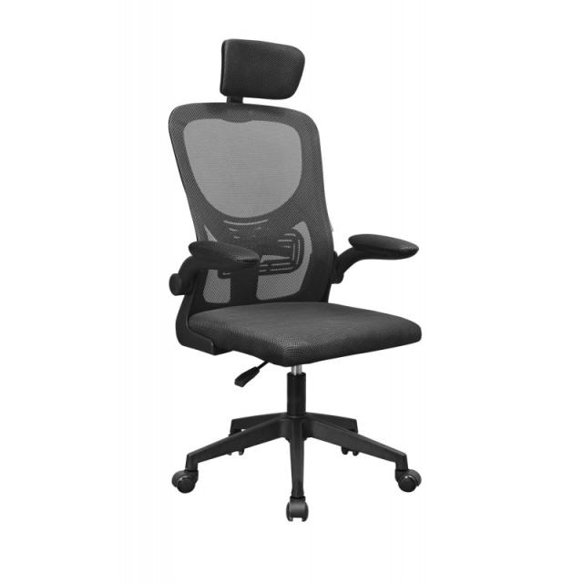 Mars Gaming - MGC-ERGOPLUS Asiento acolchado Respaldo de rejilla - MGCERGOPLUSBK