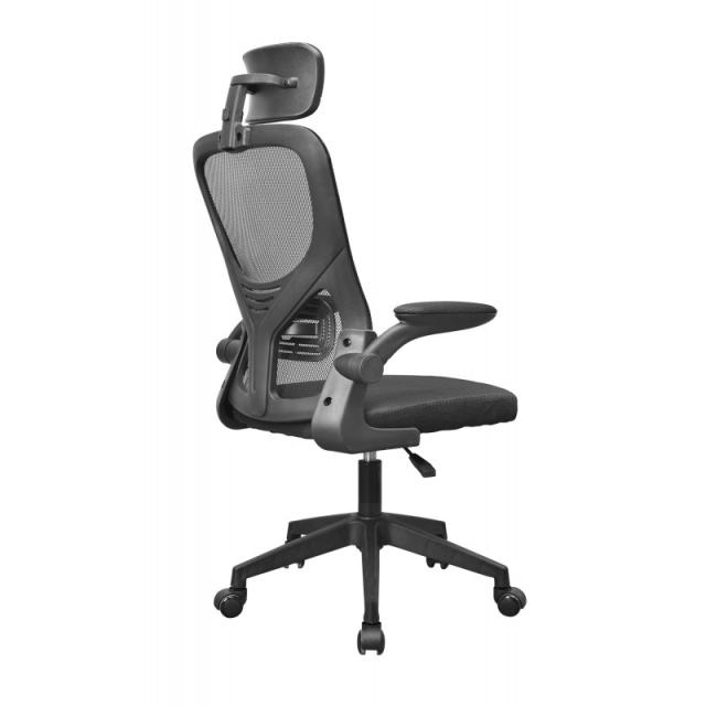 Mars Gaming - MGC-ERGOPLUS Asiento acolchado Respaldo de rejilla - MGCERGOPLUSBK
