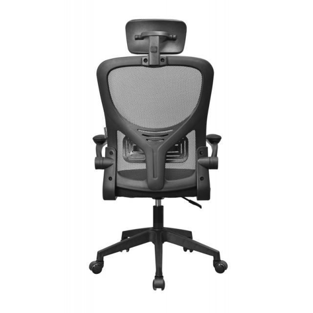 Mars Gaming - MGC-ERGOPLUS Asiento acolchado Respaldo de rejilla - MGCERGOPLUSBK