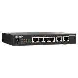 QNAP - QSW-2104-2T-R2 switch No administrado 10G Ethernet (100/1000/10000) Escritorio Negro