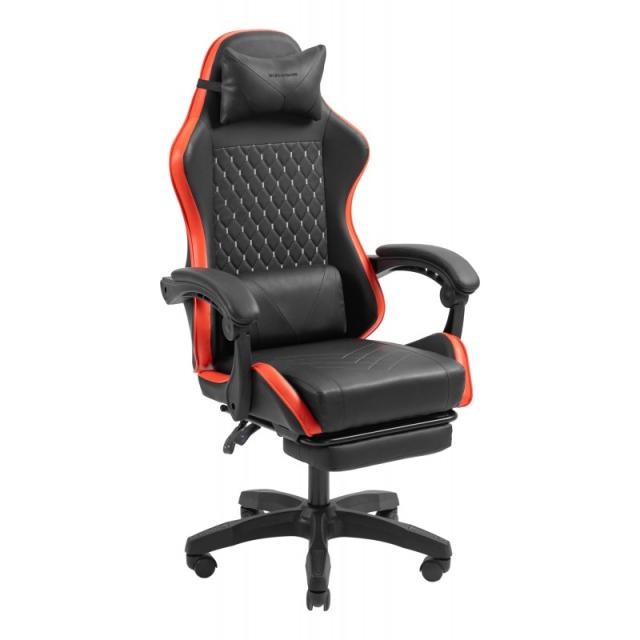 Mars Gaming - MGC-X Silla para videojuegos de PC Asiento acolchado Negro, Rojo