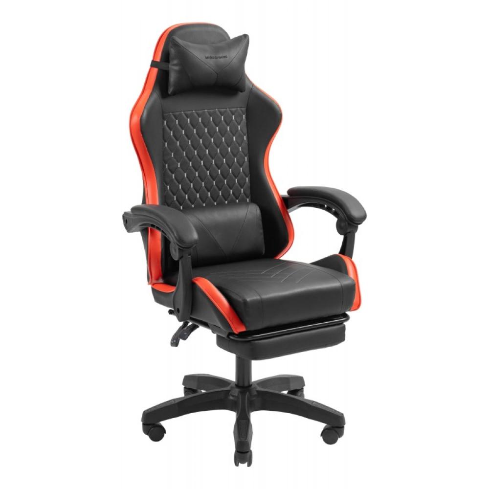 Mars Gaming - MGC-X Silla para videojuegos de PC Asiento acolchado Negro, Rojo