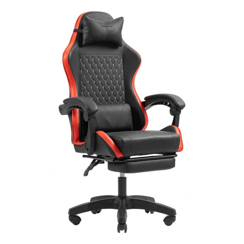 Mars Gaming - MGC-X Silla para videojuegos de PC Asiento acolchado Negro, Rojo
