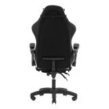 Mars Gaming - MGC-X Fabric Silla para videojuegos de PC Asiento acolchado Negro, Blanco
