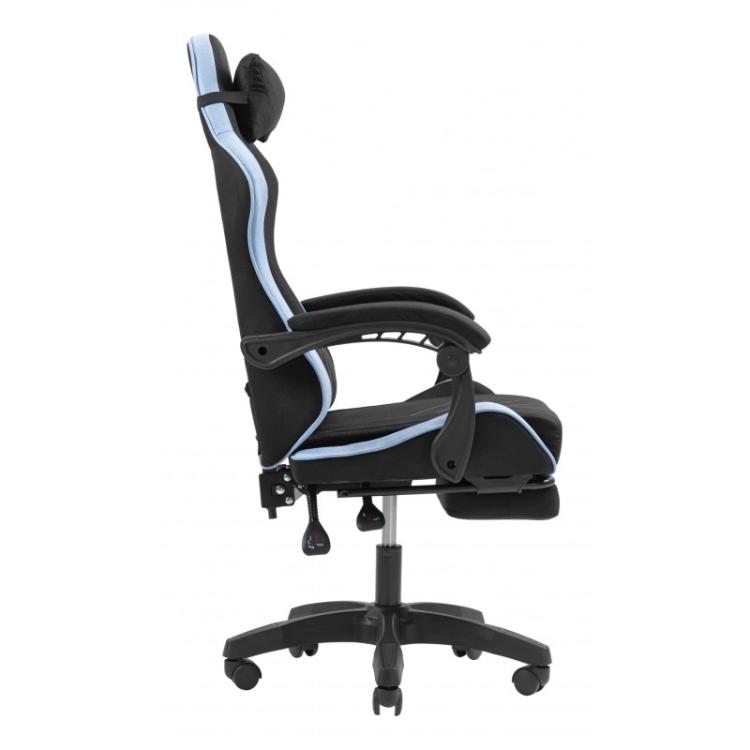 Mars Gaming - MGC-X Fabric Silla para videojuegos de PC Asiento acolchado Negro, Azul