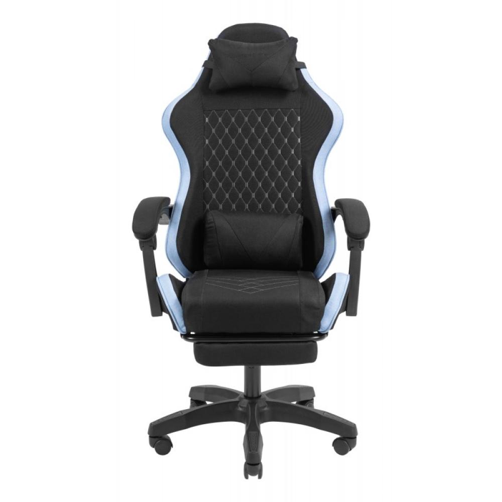 Mars Gaming - MGC-X Fabric Silla para videojuegos de PC Asiento acolchado Negro, Azul