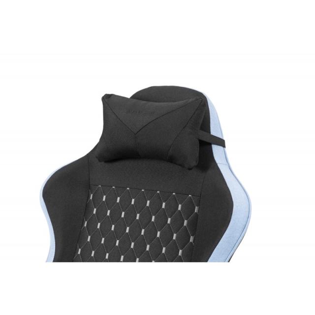 Mars Gaming - MGC-X Fabric Silla para videojuegos de PC Asiento acolchado Negro, Azul