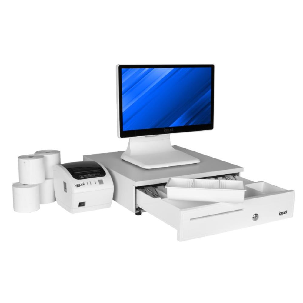 iggual - Pack completo TPV blanco 15,6" J4125 30PW EASY80W