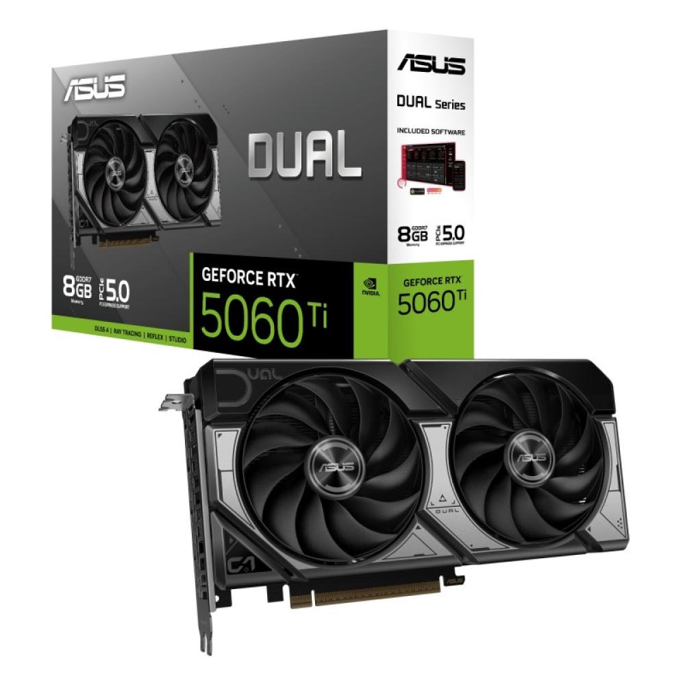 ASUS - Dual -RTX5060TI-8G NVIDIA GeForce RTX 5060 Ti 8 GB GDDR7