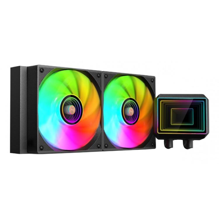 Mars Gaming - ML-TWO240 Procesador Kit de refrigeración líquida 12 cm Negro 1 pieza(s)