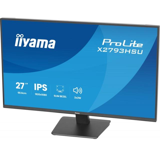 iiyama - ProLite X2793HSU-B1 pantalla para PC 68,6 cm (27") 1920 x 1080 Pixeles Full HD LED Negro