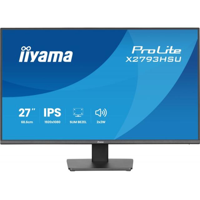 iiyama - ProLite X2793HSU-B1 pantalla para PC 68,6 cm (27") 1920 x 1080 Pixeles Full HD LED Negro