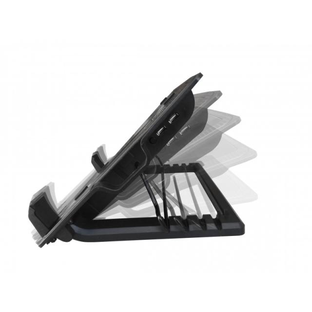 Ewent - EW1258 almohadilla fría 43,2 cm (17") 1000 RPM Negro