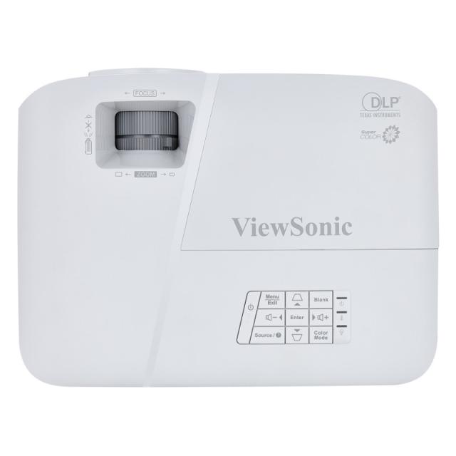 Viewsonic - PA503S videoproyector Proyector de alcance estándar 3600 lúmenes ANSI DLP SVGA (800x600) Gris, Blanco