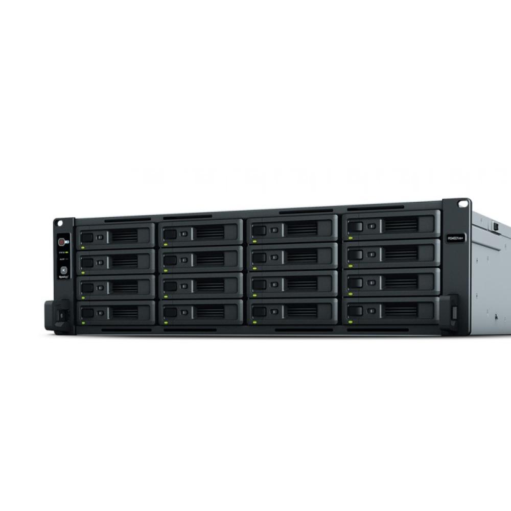 Synology - RackStation RS4021XS+ servidor de almacenamiento Bastidor (3U) Ethernet Negro D-1541