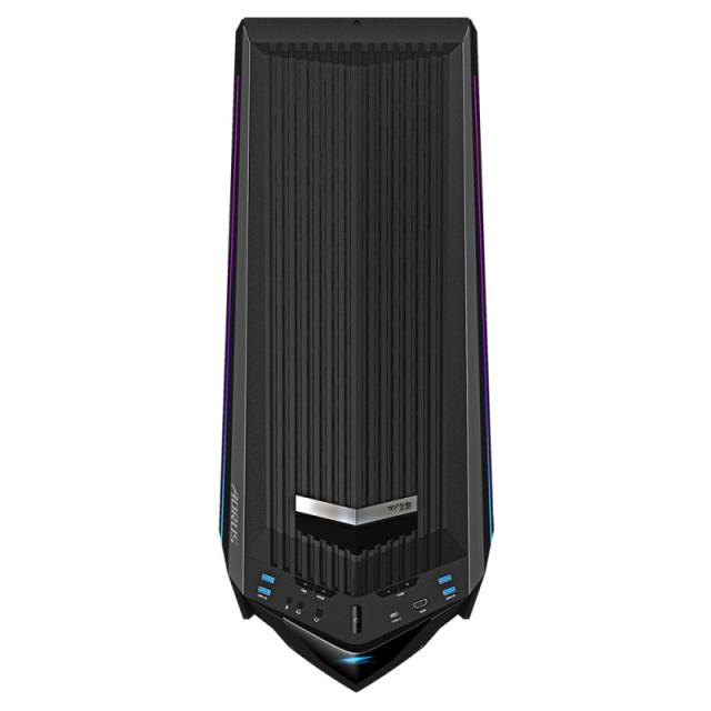 GIGABYTE - AORUS C700 GLASS Caja de PC – Torre completa, compatible con hasta E-ATX y radiadores de 420 mm, 5 ventiladores de 12