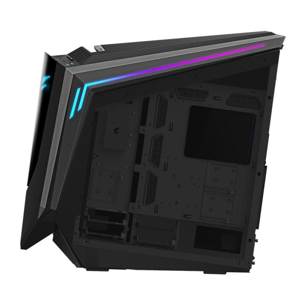 GIGABYTE - AORUS C700 GLASS Caja de PC – Torre completa, compatible con hasta E-ATX y radiadores de 420 mm, 5 ventiladores de 12