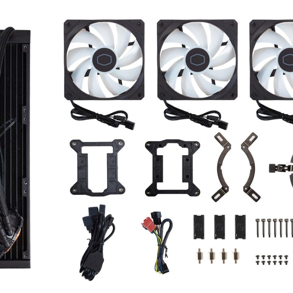 Cooler Master - MasterLiquid 360L Core ARGB Procesador Liquid cooling kit 12 cm Negro