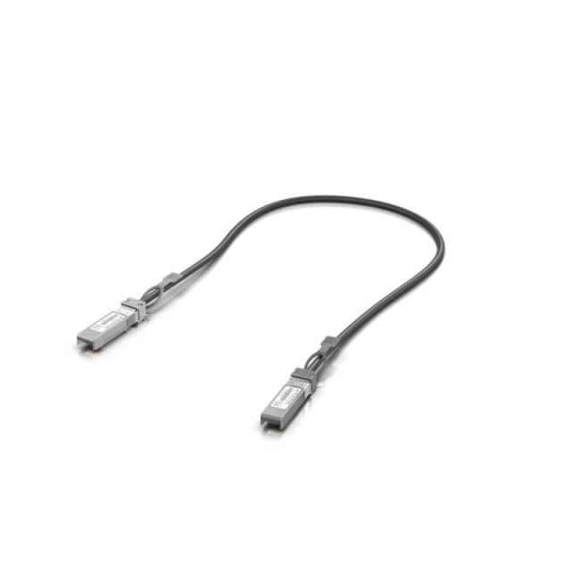 Ubiquiti - UACC-DAC-SFP10-0.5M Cable de fibra óptica e InfiniBand 0,5 m SFP+ Negro