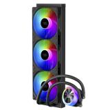 KeepOut - XWC-360 sistema de refrigeración para ordenador Procesador Kit de refrigeración líquida 12 cm Negro