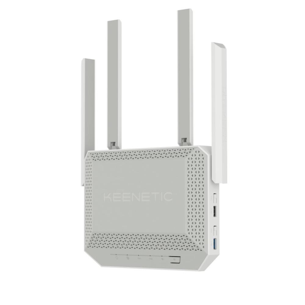 Keenetic - Tita?n Enrutador multigigabit Wifi 7 en malla BE7200 con un Smart Switch 1x10G, 1x2,5G y 4x1G, puertos USB 3.2 y USB