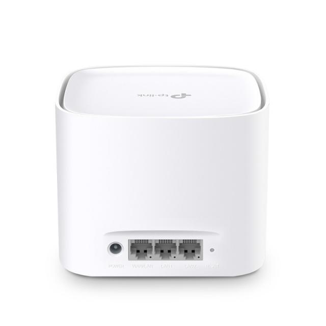 TP-Link - HX520 Doble banda (2,4 GHz / 5 GHz) Wi-Fi 6 (802.11ax) Blanco 3 Interno - HX520 1-PACK