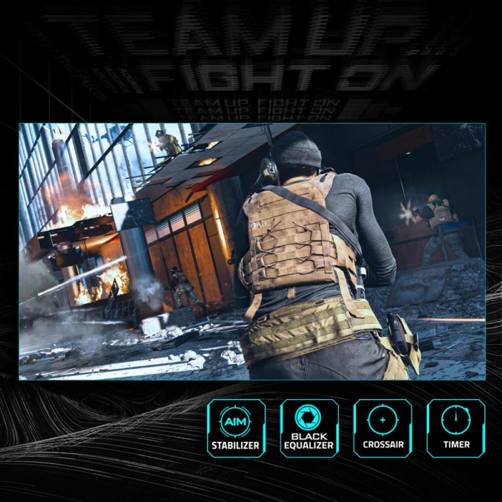 GIGABYTE - GS25F2 Monitor Gaming 25" FHD - 1920 x 1080, 200Hz, 1ms, 300 cd/m², Display HDR 10, HDMI 2.0, DisplayPort - GS25F2 EK