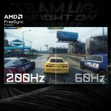 GIGABYTE - GS25F2 Monitor Gaming 25" FHD - 1920 x 1080, 200Hz, 1ms, 300 cd/m², Display HDR 10, HDMI 2.0, DisplayPort - GS25F2 EK