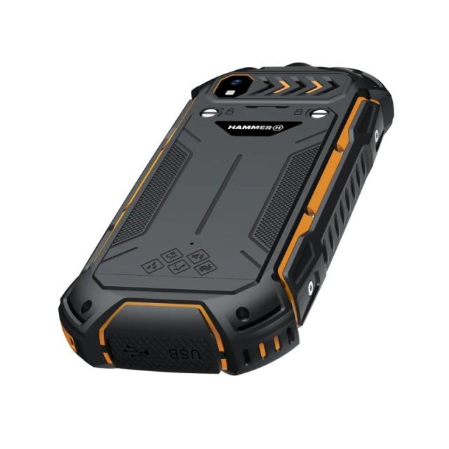 HAMMER - Boost 2 LTE 6,1 cm (2.4") 241 g Negro, Amarillo Teléfono resistente