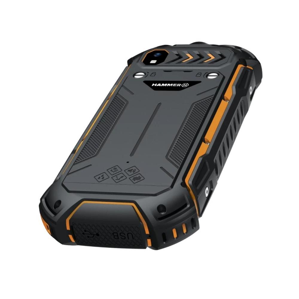 HAMMER - Boost 2 LTE 6,1 cm (2.4") 241 g Negro, Amarillo Teléfono resistente