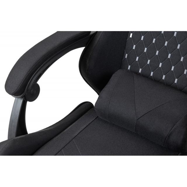 Mars Gaming - MGC-X Fabric Silla para videojuegos de PC Asiento acolchado Negro