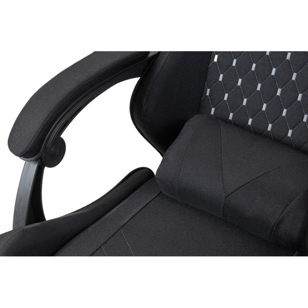 Mars Gaming - MGC-X Fabric Silla para videojuegos de PC Asiento acolchado Negro