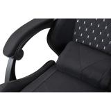 Mars Gaming - MGC-X Fabric Silla para videojuegos de PC Asiento acolchado Negro