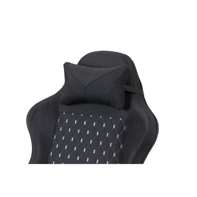 Mars Gaming - MGC-X Fabric Silla para videojuegos de PC Asiento acolchado Negro