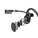 SHOKZ - OpenComm2 2025 Upgrade Auriculares Inalámbrico gancho de oreja Oficina/Centro de llamadas Bluetooth Negro