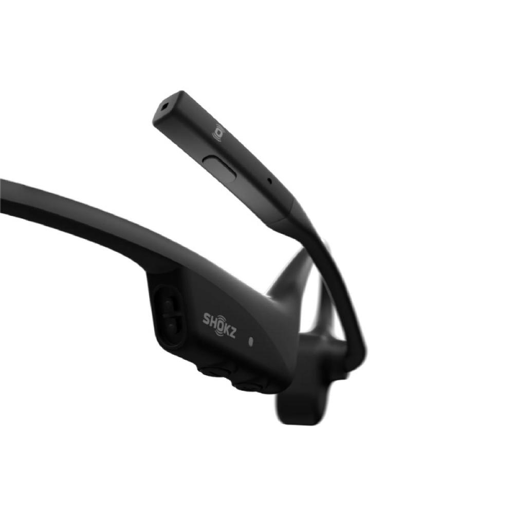 SHOKZ - OpenComm2 2025 Upgrade Auriculares Inalámbrico gancho de oreja Oficina/Centro de llamadas Bluetooth Negro